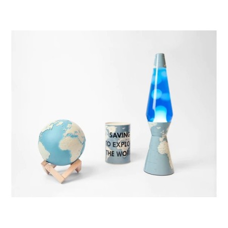 Lampara de lava mapamundi Fisura