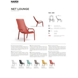 Sillón Net Lounge Coral