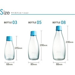 Retap Original 03 – Botella de vidrio reutilizable