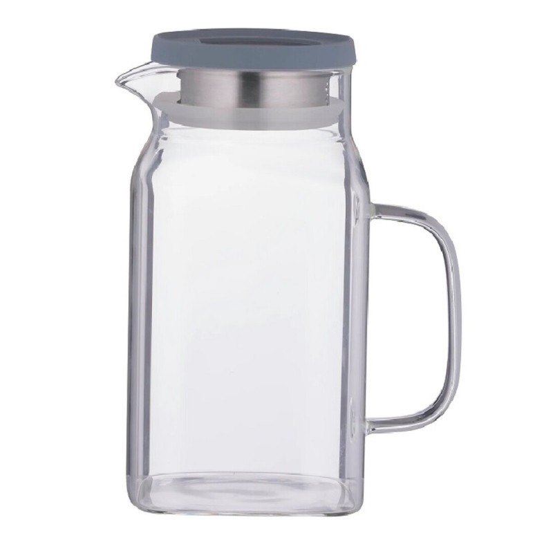 Jarra cuadrada con tapa para nevera