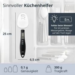 Cuchara Balanza Digital ADE KE 1808-3 Eni - Precisión 0.1g