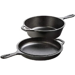 Lodge Juego 2 sartenes hierro fundido 26 cm