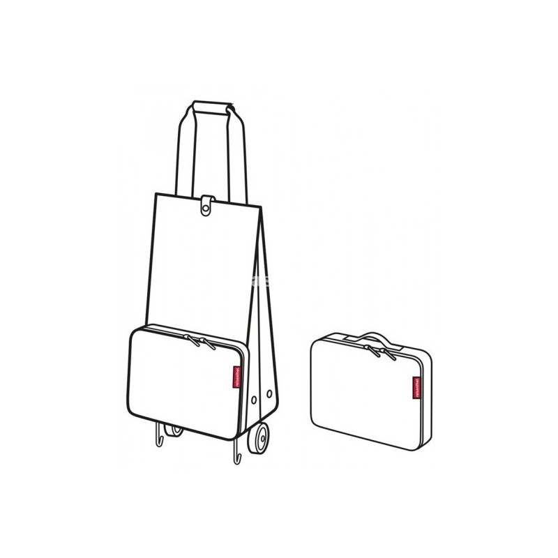 Carrito compra plegable dots white | Things