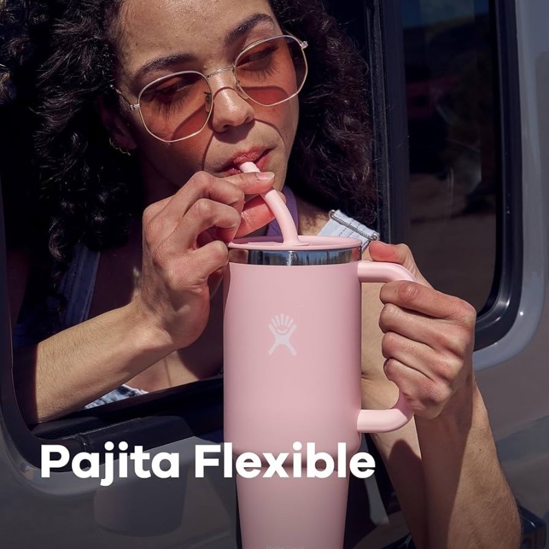 Taza con pajita flexible 0,75 l. Hydroflask | Things