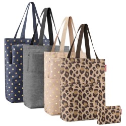 Reisenthel ZD6048 Cityshopper 2 Set | Mini Maxi Shopper Leo Macchiato