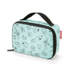 Estuche térmico infantil cats and dogs menta