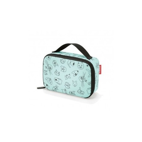 Estuche térmico infantil cats and dogs menta