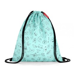 Bolsa infantil tipo mochila cats and dogs mint