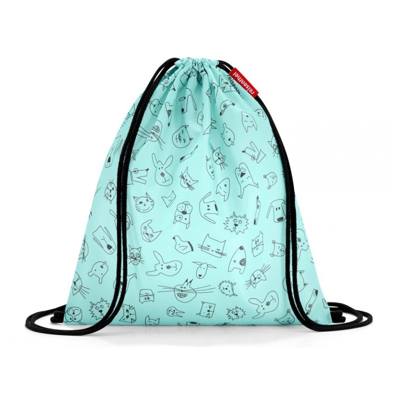 Bolsa infantil tipo mochila cats and dogs mint