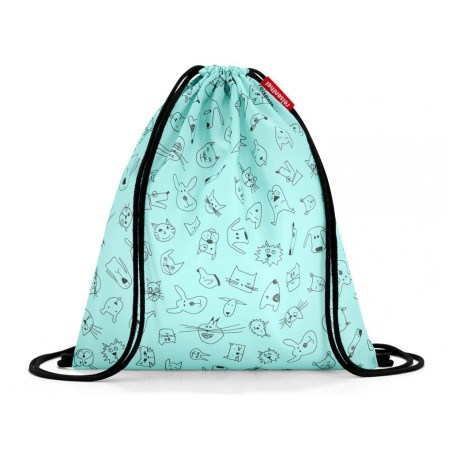 Bolsa infantil tipo mochila cats and dogs mint