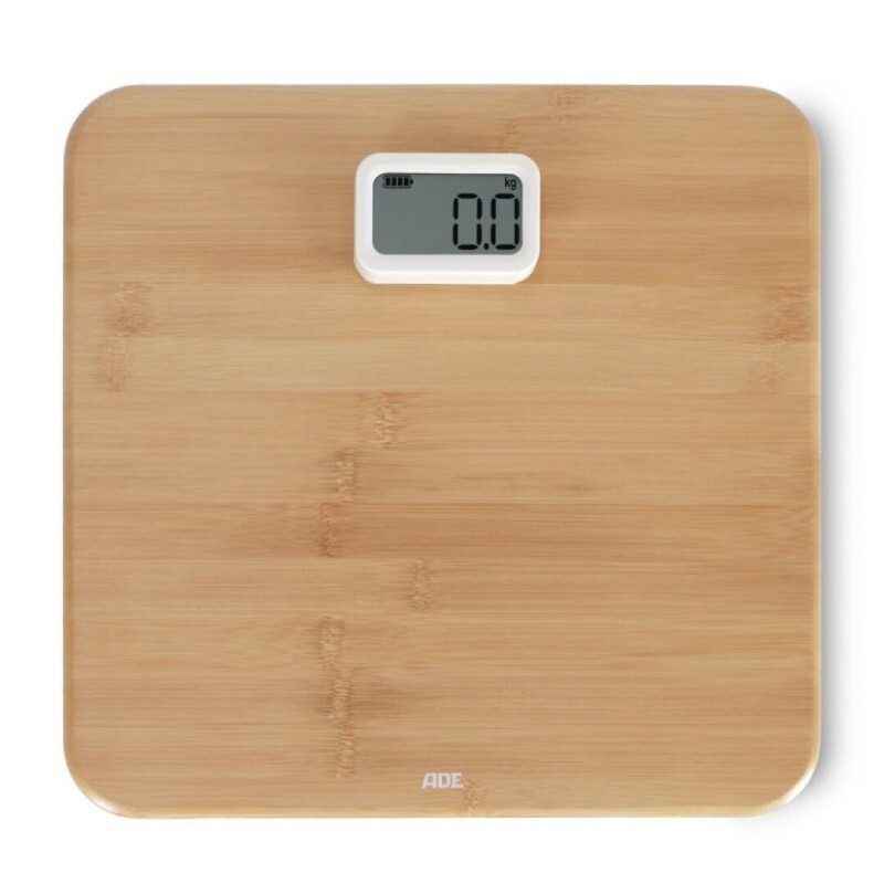 Báscula de Baño Digital sin Pilas ⚡ ADE Kiana BE2107 – Bambú Natural y