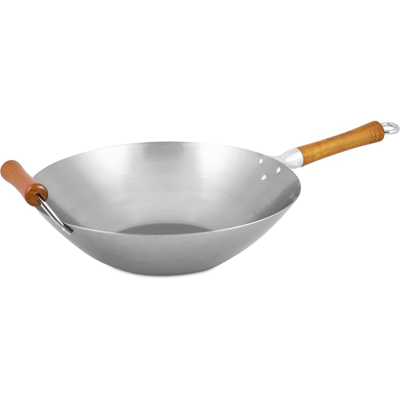 Wok Ken Hom Excellence 36 cm 🍜 Acero al Carbono – Apto Inducción | Things