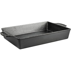Bandeja de Horno Lodge BW13CINT 🍳 Hierro Fundido 33 × 23 cm – Pre‑Saz