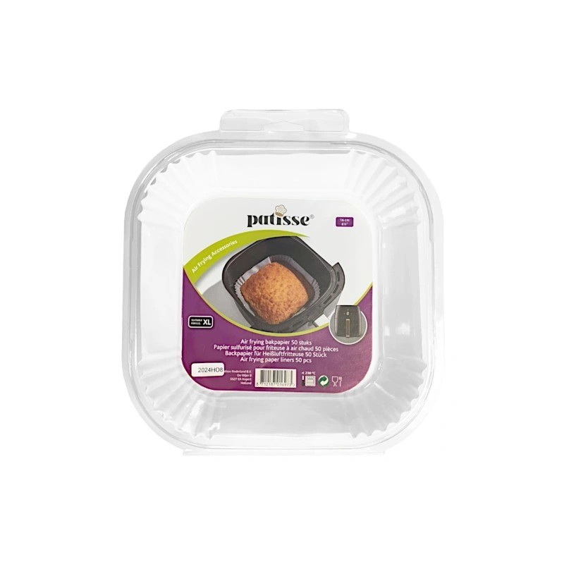 🍟  Papeles de cocción para Air Fryer (50 uds) Patisse | Things