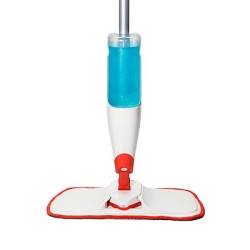 OXO 12170600M – Mopa de microfibra con spray y estropajo para rincones
