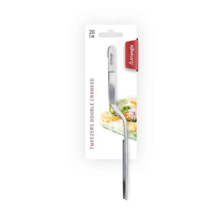 Pinza de cocina doble acodado inox