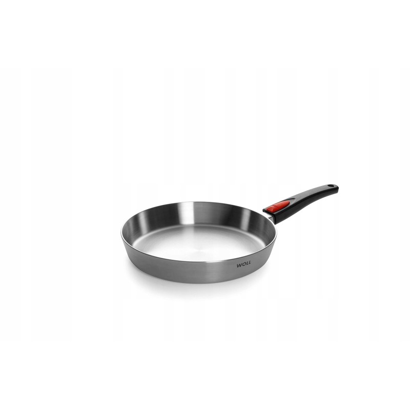 Sartén inox con mango desmontable Woll