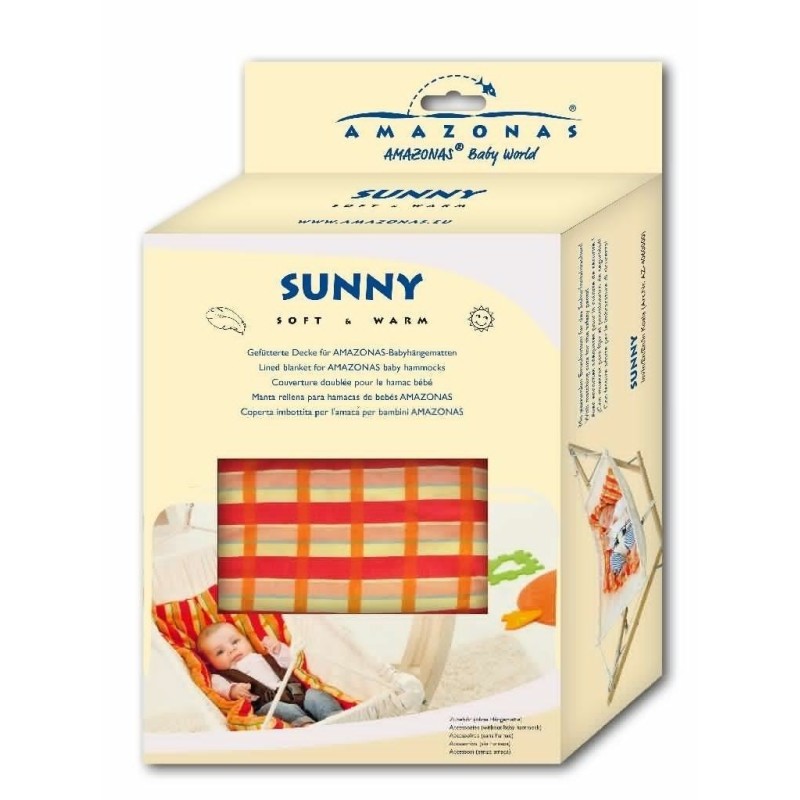 AMAZONAS Sunny – Manta térmica para hamacas de bebé (88 × 46 cm), foto 2