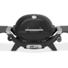 Weber Q 1200N Black – Barbacoa de gas portátil con mesas laterales