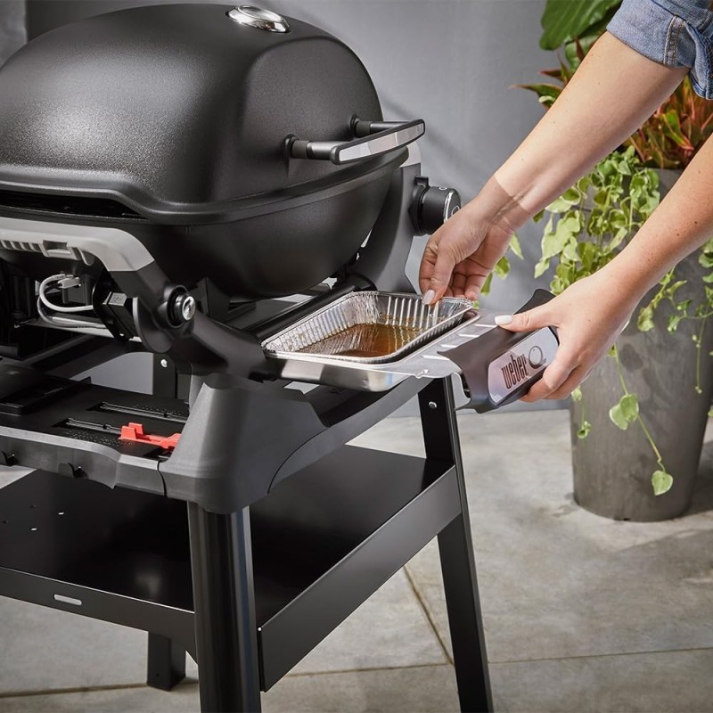 Weber Q 1200N Black – Barbacoa de gas portátil con mesas laterales | Things