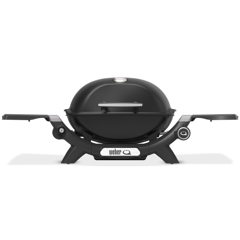 Weber Q 1200N Black – Barbacoa de gas portátil con mesas laterales | Things