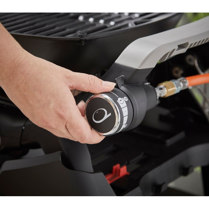 Weber Q 1200N Black – Barbacoa de gas portátil con mesas laterales | Things