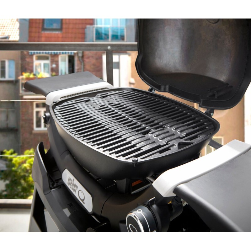 Weber Q 1200N Black – Barbacoa de gas portátil con mesas laterales | Things