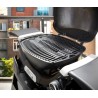 Weber Q 1200N Black – Barbacoa de gas portátil con mesas laterales