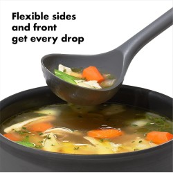 OXO Good Grips 11282200 – Cucharón de silicona resistente al calor