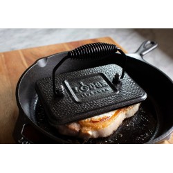 Prensa de hierro rectangular Lodge