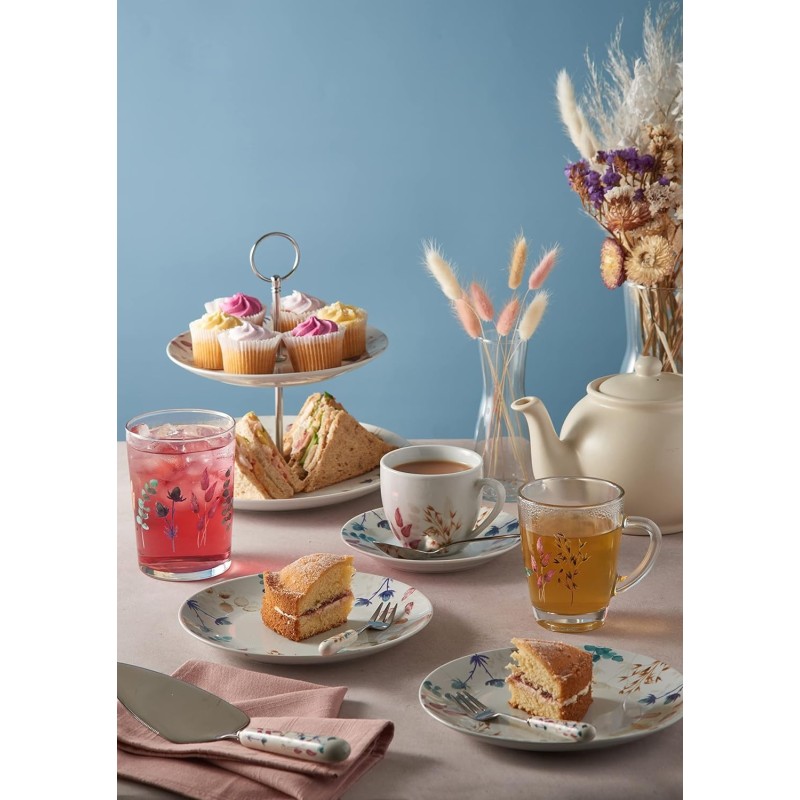 🌼 Price & Kensington Meadow – Set de 2 Tazas con Plato | Things
