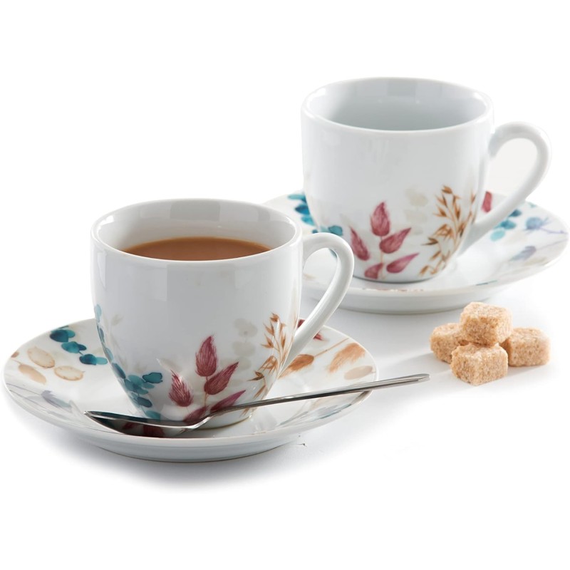 🌼 Price & Kensington Meadow – Set de 2 Tazas con Plato | Things