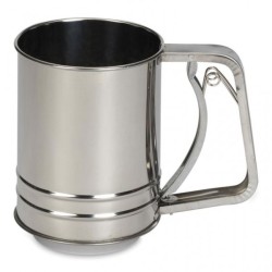 Tamizador Harina Acero Inoxidable Patisse | Sistema Gatillo 250g