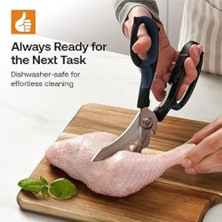 AnySharp Tijera Multiusos 5 en 1 – Acero endurecido y mango ergonómico