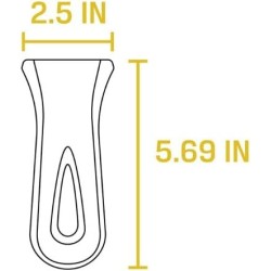 Lodge ASDHH06 – Protector de asa de silicona deluxe Stone Grey