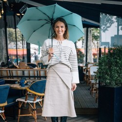 SMATI Mini Parapluie Celadon – Paraguas de bolsillo resistente al vien