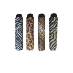 ☔ Paraguas plegable manual  animal print.