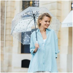 SMATI BUL5050 – Paraguas transparente cúpula Dots