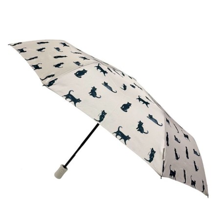 SMATI Chats Noirs – Paraguas plegable automático RPET (3760042163510)