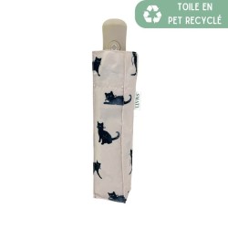 SMATI Chats Noirs – Paraguas plegable automático RPET (3760042163510)