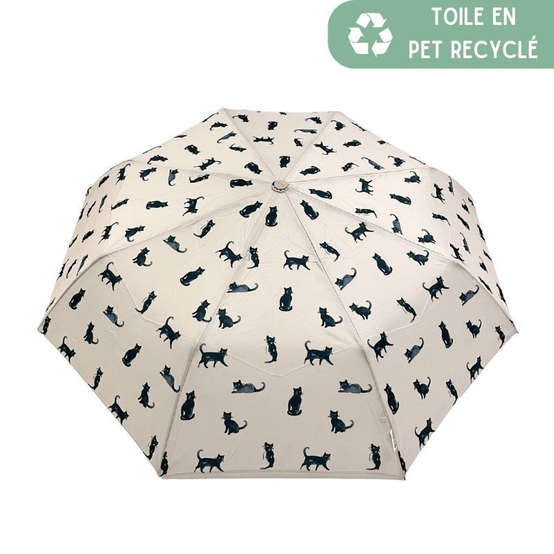 ☔Paraguas Plegable Automático “Chats Noirs” Smati | Things