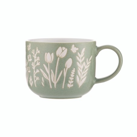 Mason Cash In The Meadow Green Tulip Mug – Taza 400 ml