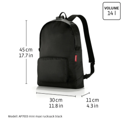 Mochila plegable Dots Reisenthel Mini Maxi