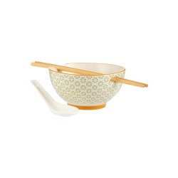 Typhoon World Foods 🍜 Set 2 Cuencos Arroz y Sopa + Palillos