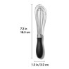 OXO Good Grips 🥣 Mini Batidor 20 cm Acero Inoxidable