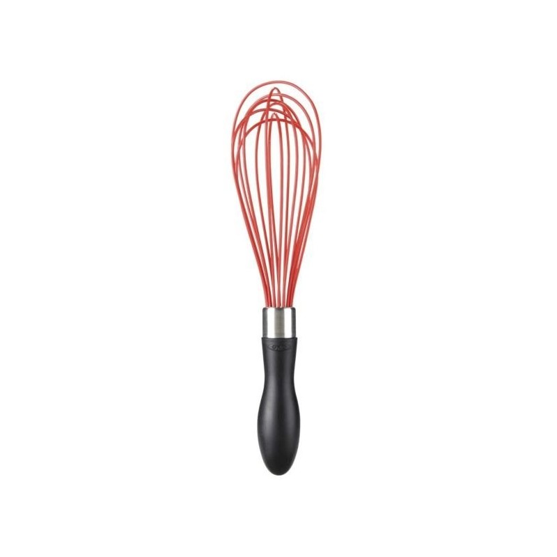 OXO Good Grips 🥣 Batidor Globo Silicona 28 cm Rojo