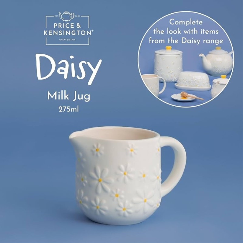 🥛 Jarra de leche “Daisy” 275 ml  Price & Kensington | Things