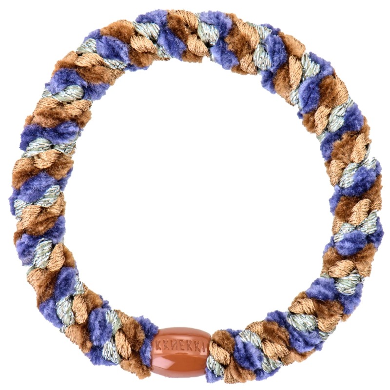 Goma Knekki mix uva, marrón glitter