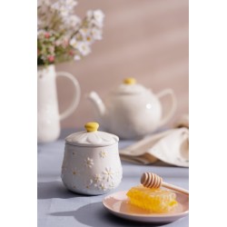 Tarro para miel Daisy Price & Kensington | Cerámica con diseño de marg