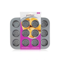 Molde mini muffins Patisse 12 cavidades | Antiadherente y no desmontab
